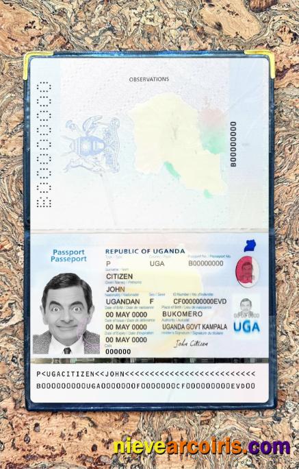 Uganda passport 2023-present photolook